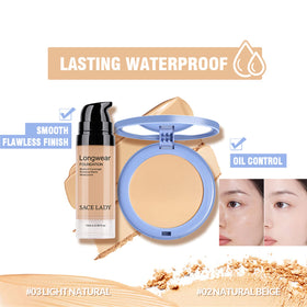 SACE LADY foundation pump close-up highlighting smooth blendable coverage