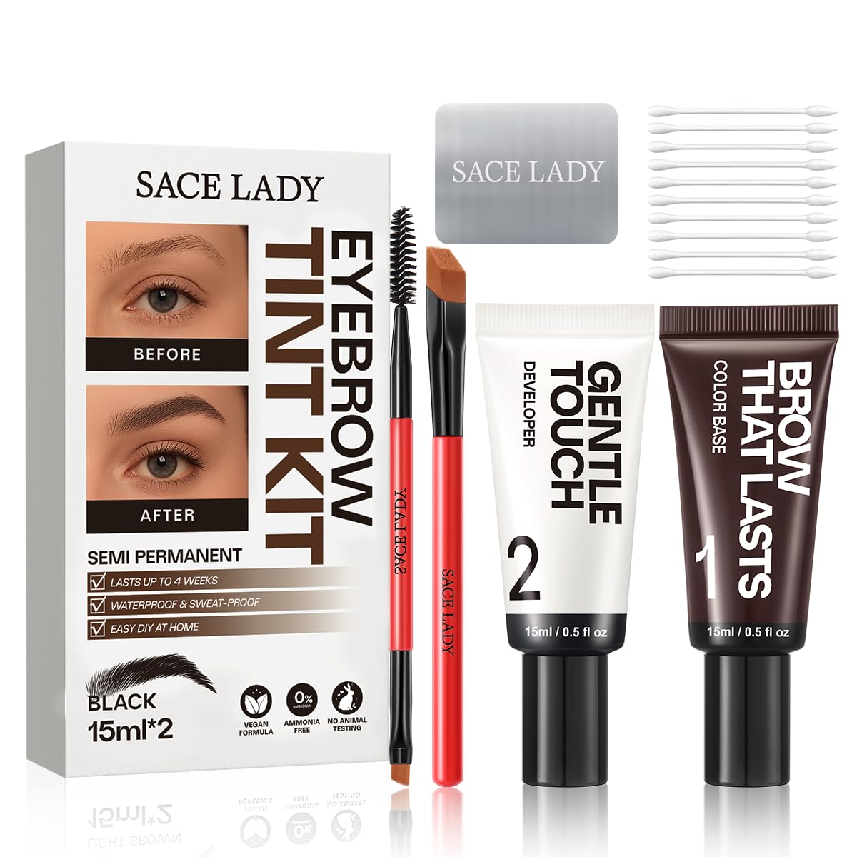 SACE LADY front packaging showing kit contents and benefits