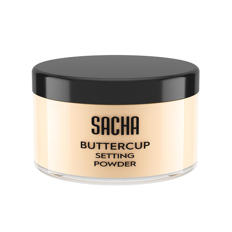 Sacha Cosmetics jar front showing label and product size for clear identification and trust