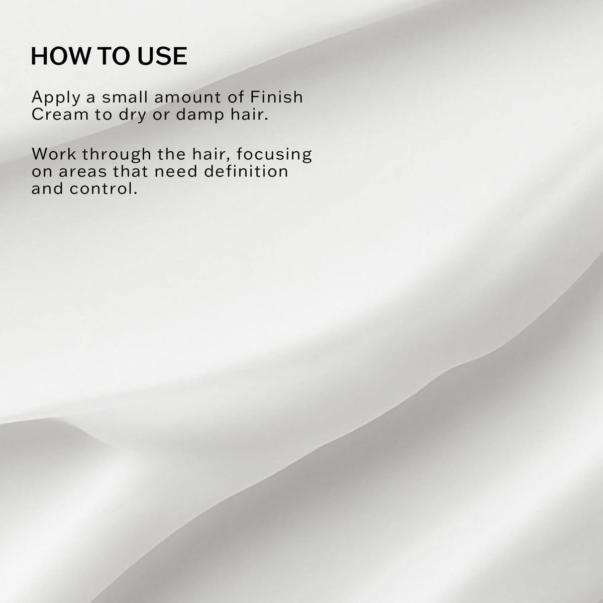 SACHAJUAN finish cream held in hand demonstrating compact 2.5 oz size benefit