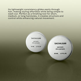 SACHAJUAN close-up of paste texture highlighting pliable hold