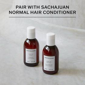 SACHAJUAN label with algae technology mention emphasizing nourishing ingredient benefits