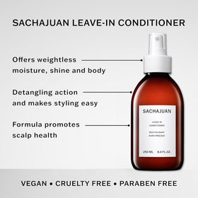 SACHAJUAN spray action mist demonstrating lightweight application and easy styling