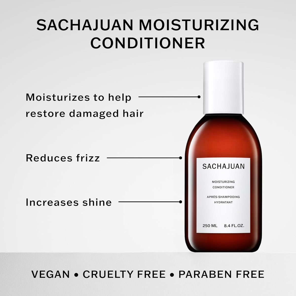 SACHAJUAN back label with directions and ingredient clarity benefit