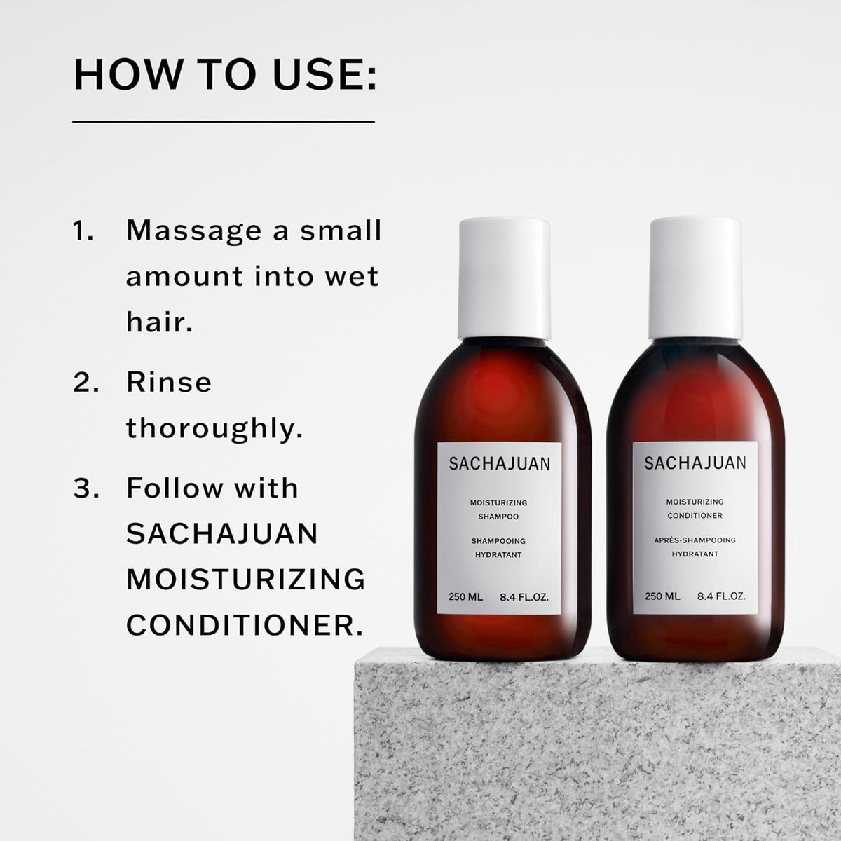 SACHAJUAN creamy lather texture close-up for gentle hydration effect