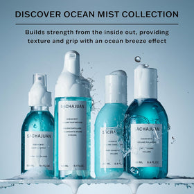 Close-up of SACHAJUAN label showing vegan, paraben-free claims benefits