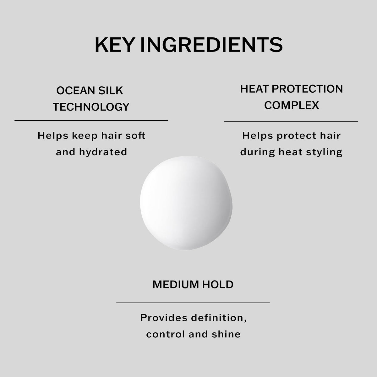 SACHAJUAN styling cream on straight hair before and after for smoother finish