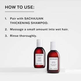 SACHAJUAN back label close-up showing ingredients and clean-beauty benefits