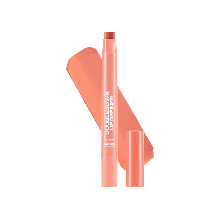 Sacheu DoubleDown front packaging showing product and shade