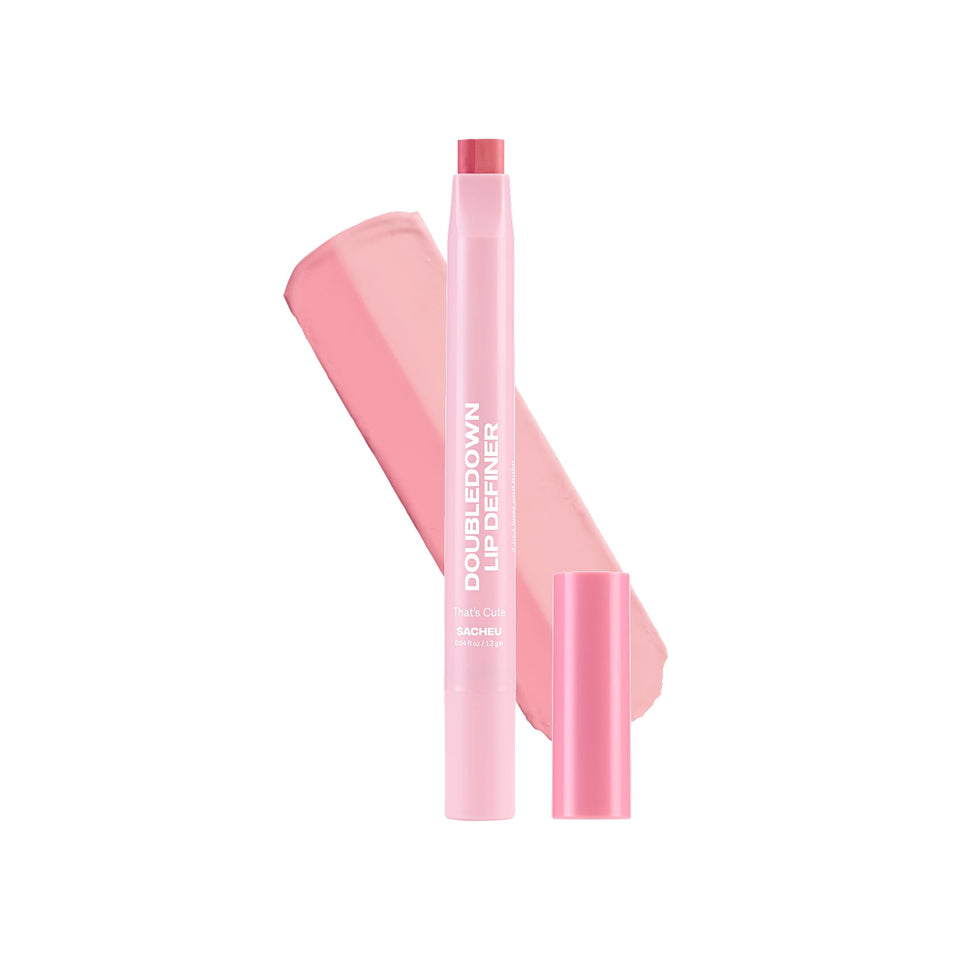 Sacheu DoubleDown front packaging showing product and shade