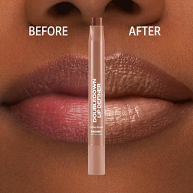 Sacheu side profile of Coffee Break shade showing rich satin payoff