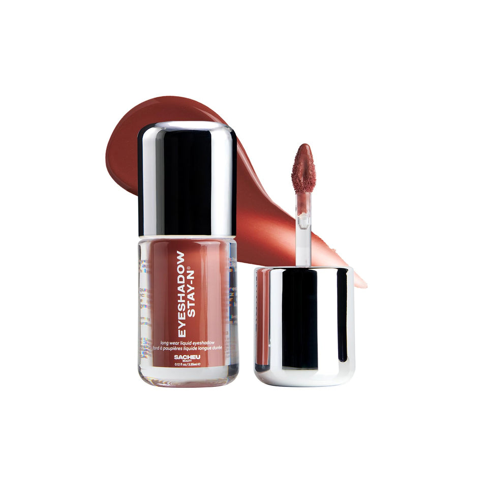 Sacheu front packaging showing product and shade for easy identification and shelf appeal