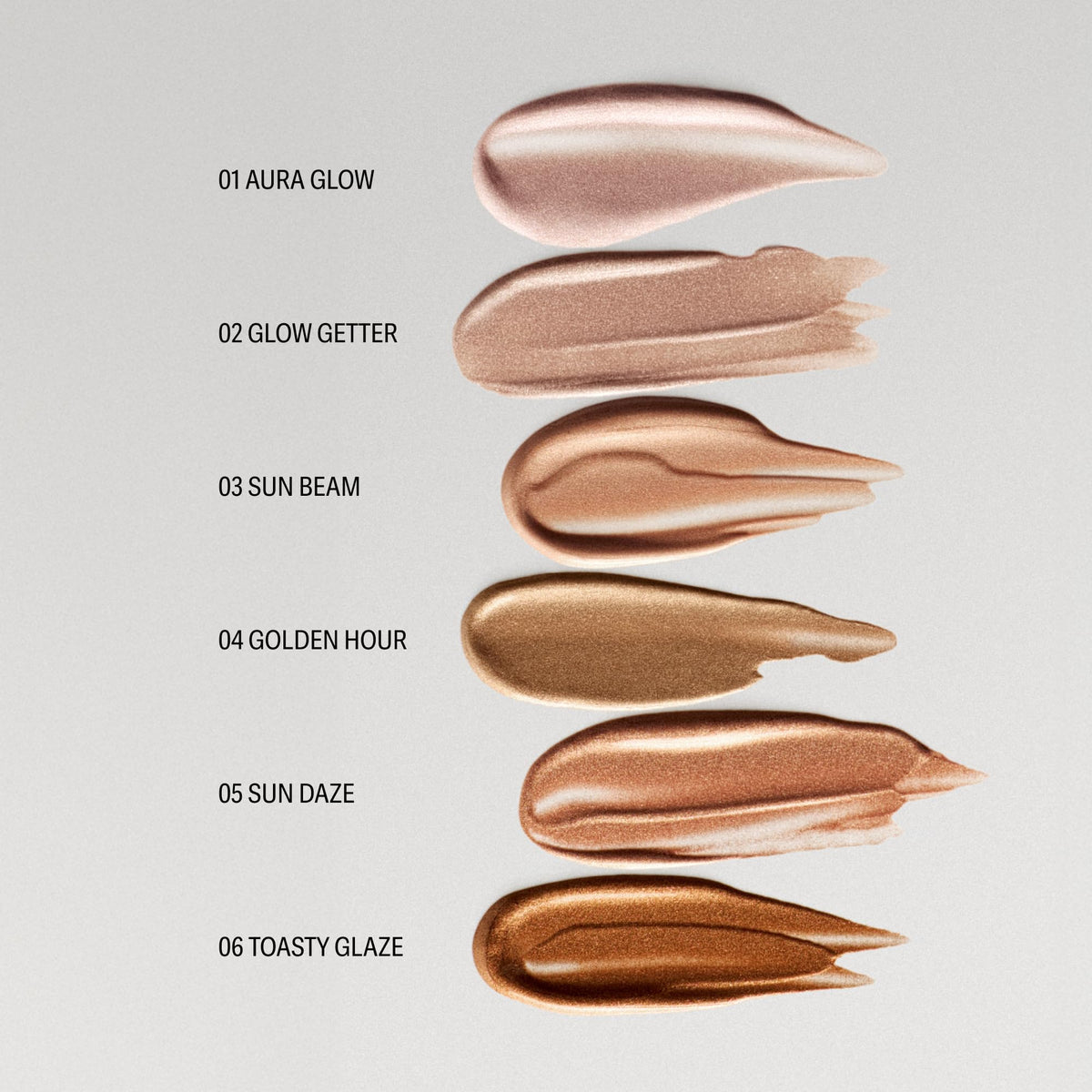 Sacheu body shoulder highlight demonstrating subtle shimmer on skin