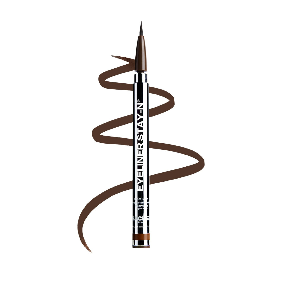 Sacheu front packaging shows sleek eyeliner pen and brand, confident purchase choice