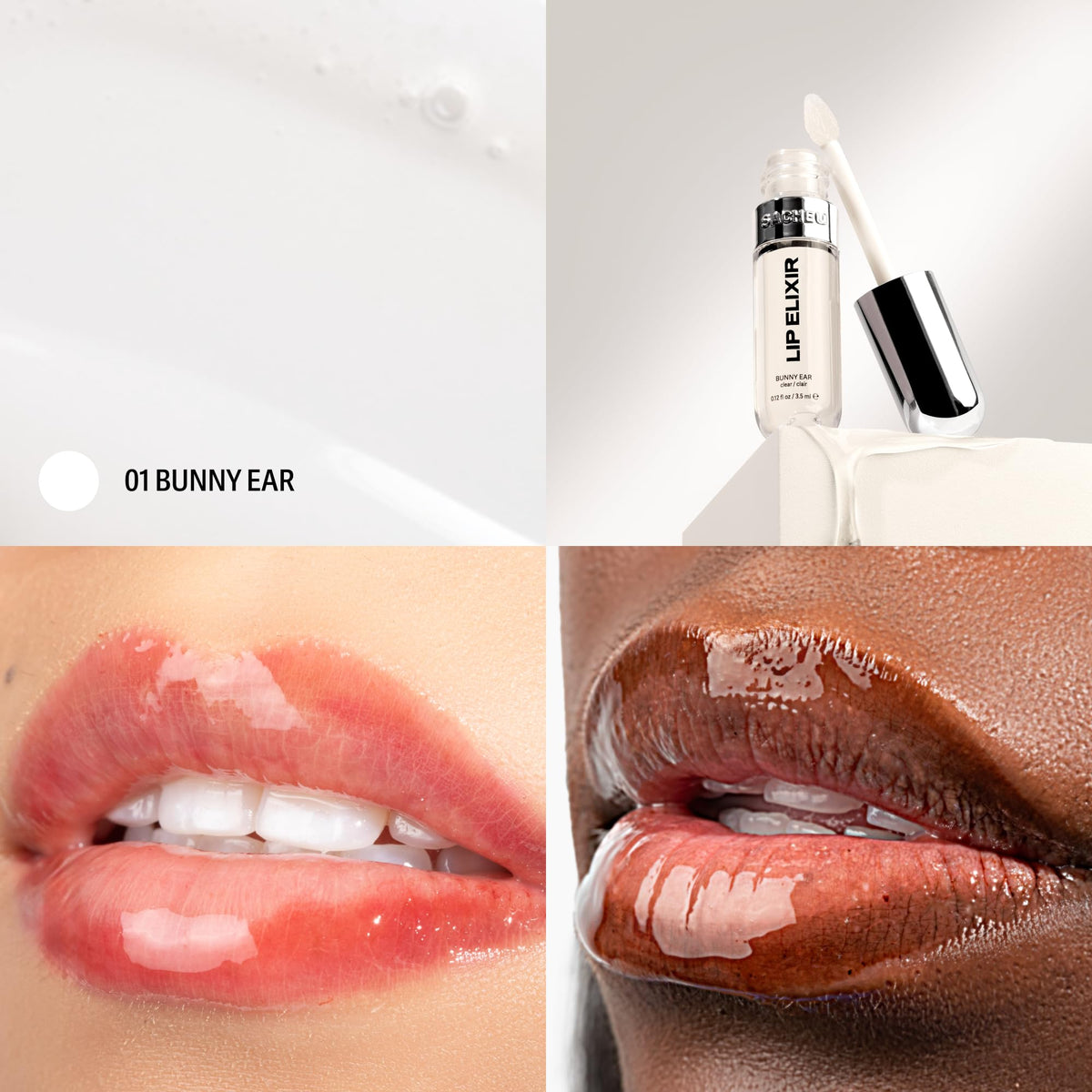 Sacheu STAY-N peeling demonstration revealing long-lasting transfer-proof tint