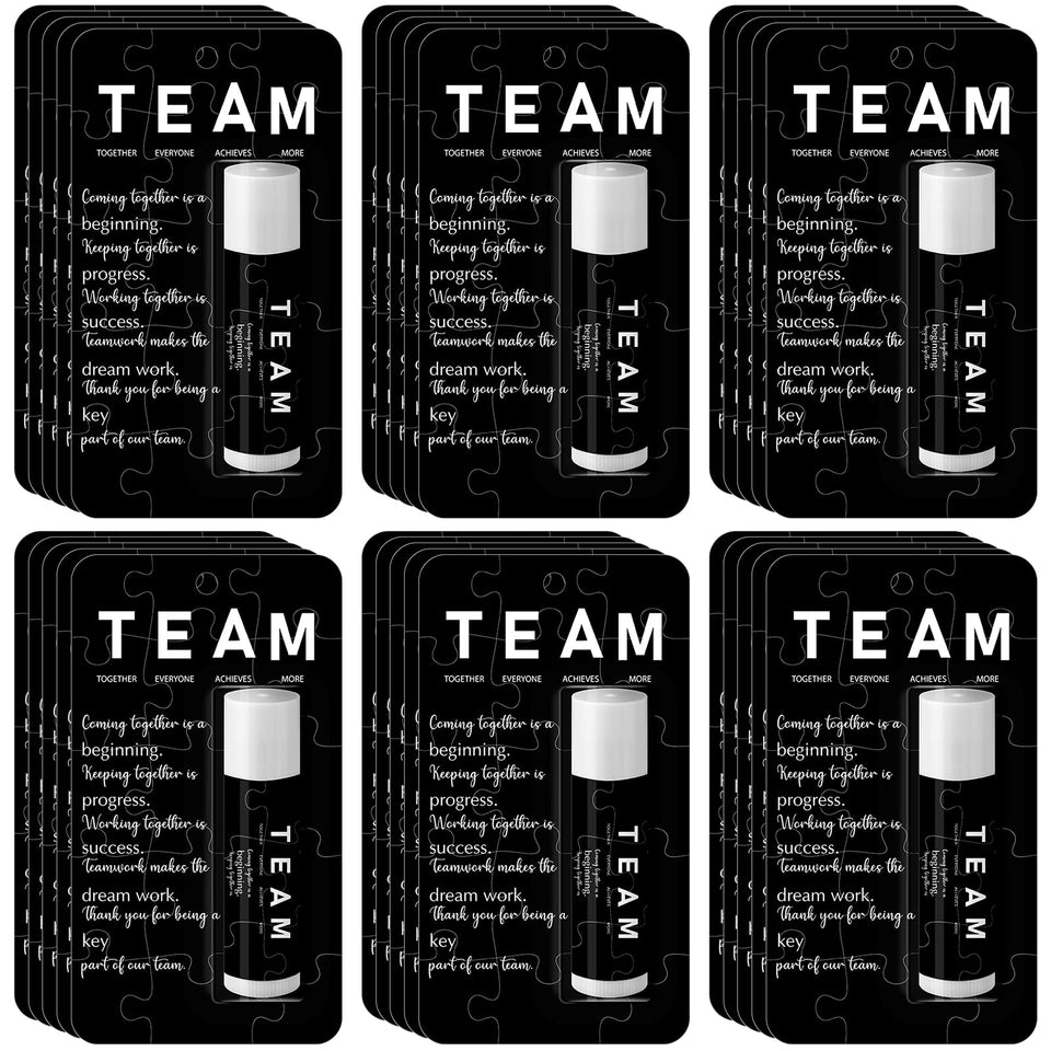 Sacubee front packaging showing 30 black lip balms and easy gifting benefit