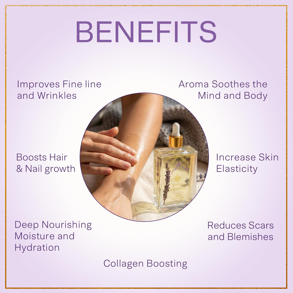 SAFA applying oil to hair ends to reduce frizz and visibly soften split ends