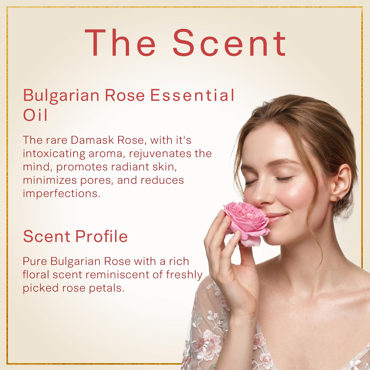 SAFA close-up of rose petals inside bottle, natural rose ingredient visible and artisanal