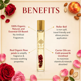 SAFA Rosé oil texture on skin showcasing nourishing lightweight finish
