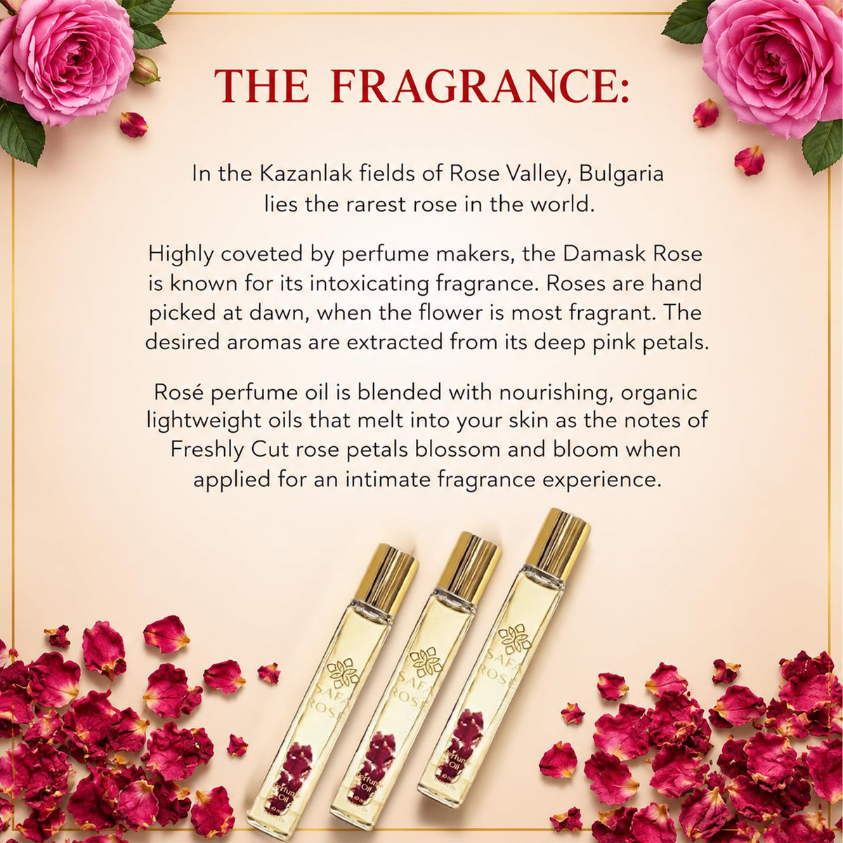SAFA Rosé roller tip close-up highlighting easy precise application