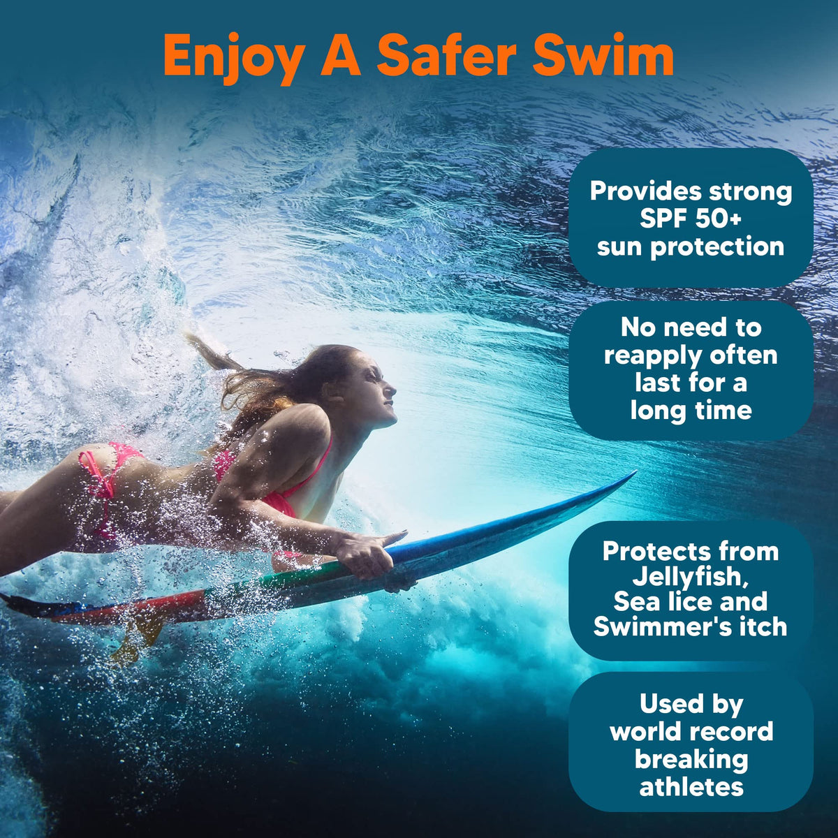 SAFE SEA 4oz bottle in hand showing compact travel size and convenience