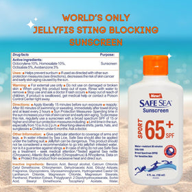 SAFE SEA texture close up demonstrating smooth application and moisture