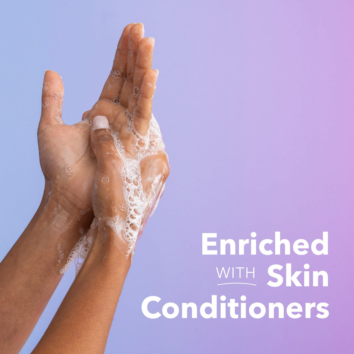 Safeguard bottle label detail highlighting antibacterial and moisturizing benefits