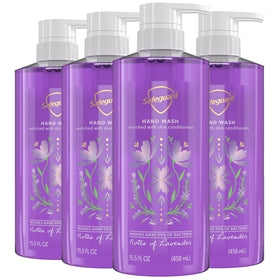 Safeguard front packaging showing lavender scent and antibacterial benefit