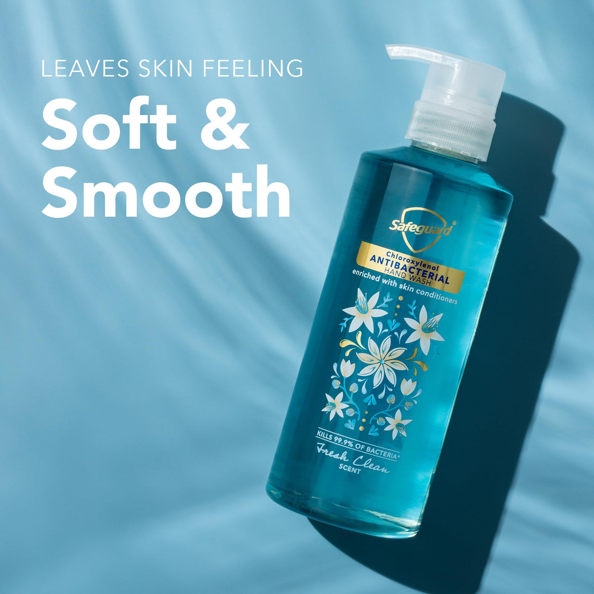 Safeguard on bathroom vanity in lifestyle scene showing everyday freshness benefit