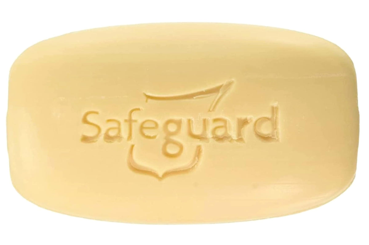 Safeguard wrapper label detail highlighting ingredients and expiration for confident use