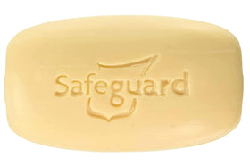 Safeguard wrapper label detail highlighting ingredients and expiration for confident use