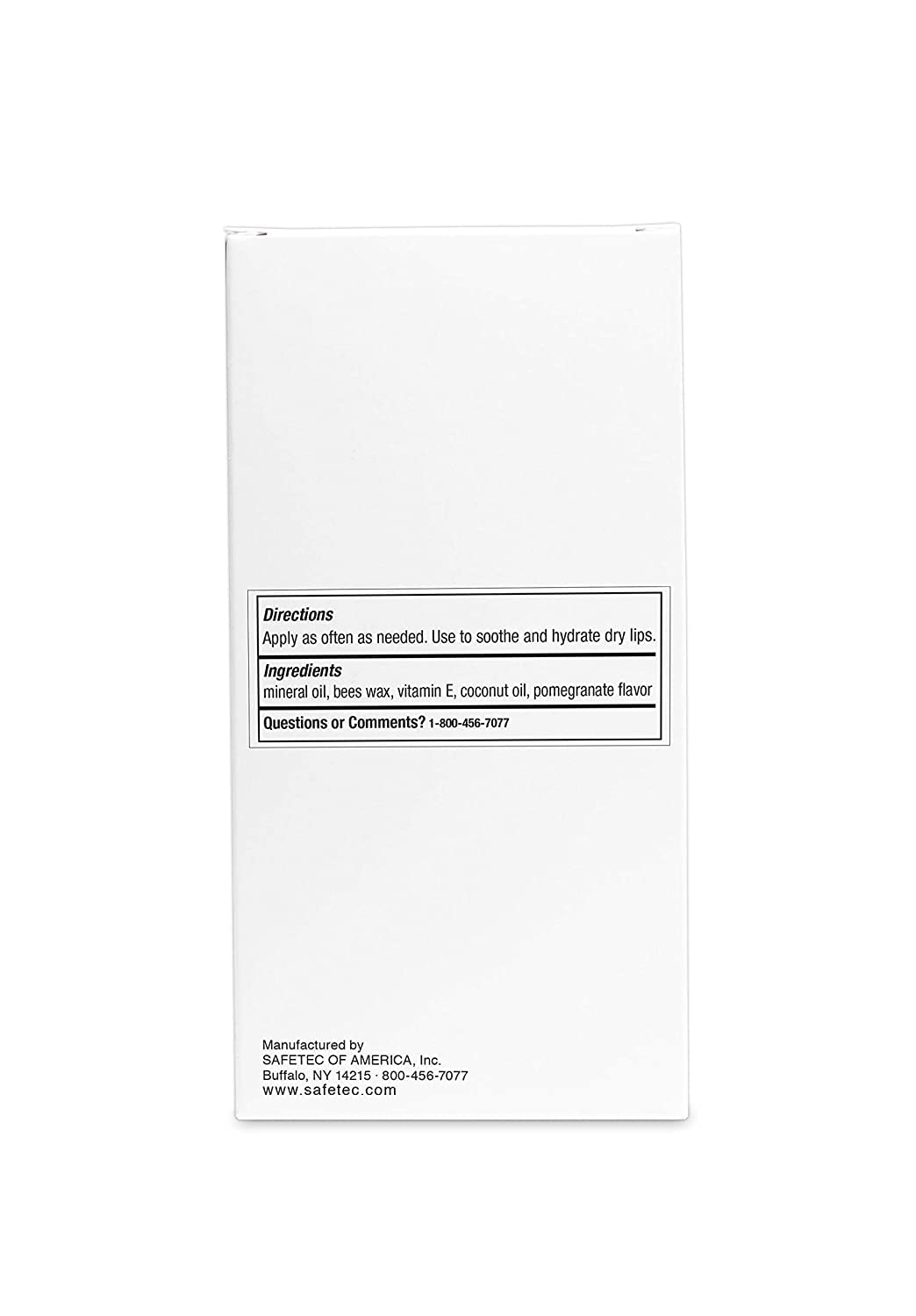 Safetec lip balm multiple tubes arrayed to show bulk quantity convenience