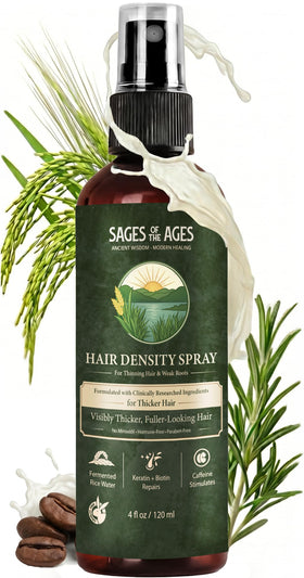 Sages Of The Ages front packaging showing bottle and label, highlights key benefits