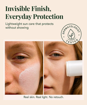 Sages Of The Ages twist-up stick open to show mess-free application benefit