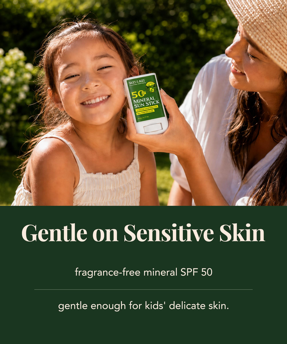Sages Of The Ages close-up texture showing smooth non-greasy finish benefit