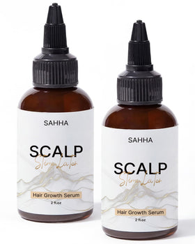 Sahha front packaging 4oz bottle showing product and size benefit