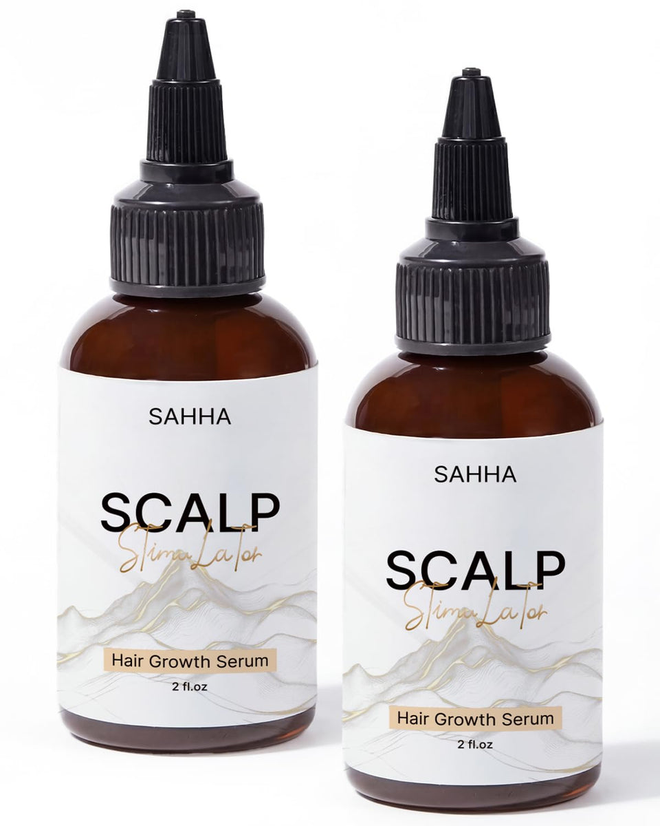Sahha front packaging 4oz bottle showing product and size benefit