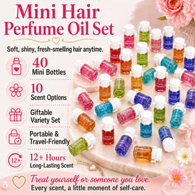 SAHIPUB array of ten scented mini bottles, portable variety for on-the-go