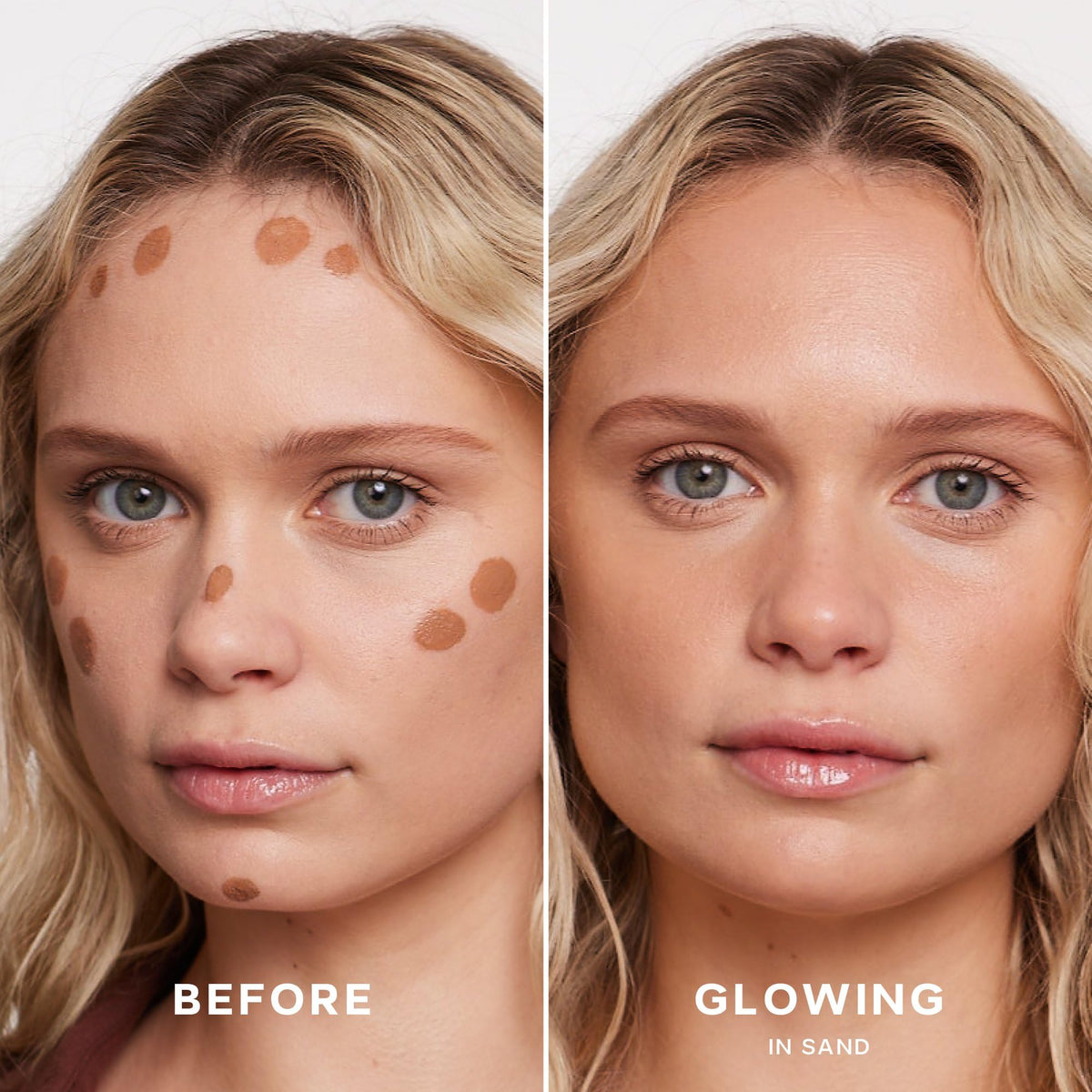 Saie Dew Bronze chunky doe-foot applicator close-up for precise placement benefit