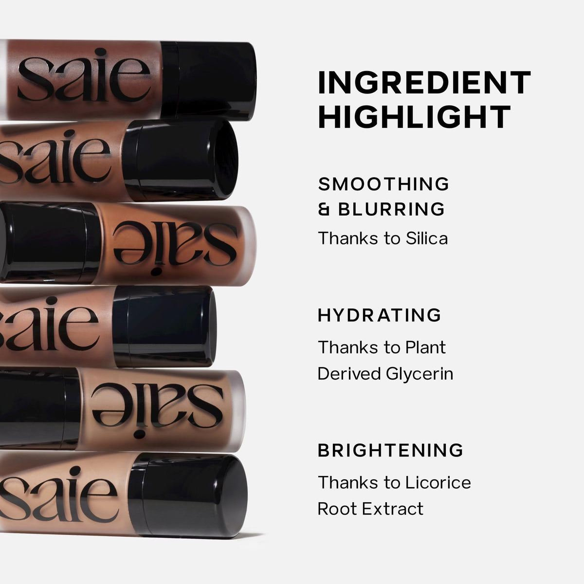 Saie Dew Bronze in natural light on vanity showing everyday wearable sun‑kissed glow