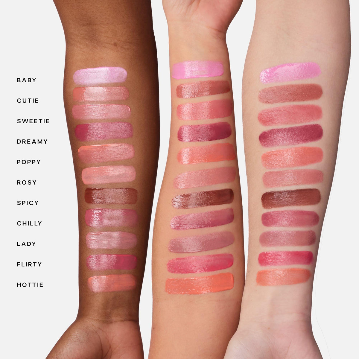 Saie application on model cheek demonstrating natural flush and glow