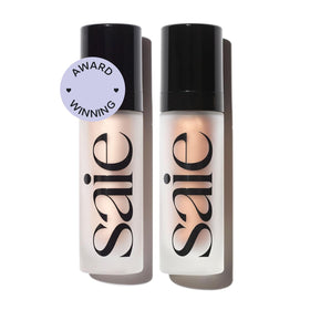 Saie front packaging showing Glowy Super Gel Duo and shades for easy selection