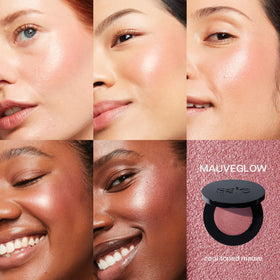 Saie applying Glow Sculpt on cheek demonstrating natural sculpt and lifted look