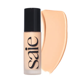 Saie Glowy Super Skin Tint front packaging showing shade 7 and benefits