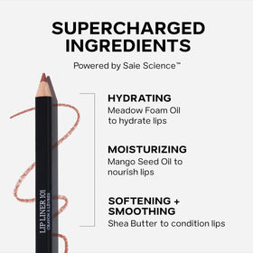 Saie lip liner 101 in hand to show scale and travel-friendly size