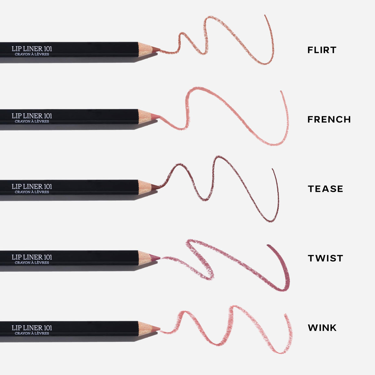 Saie lip liner applied full-fill on lips for rich coverage and comfortable wear
