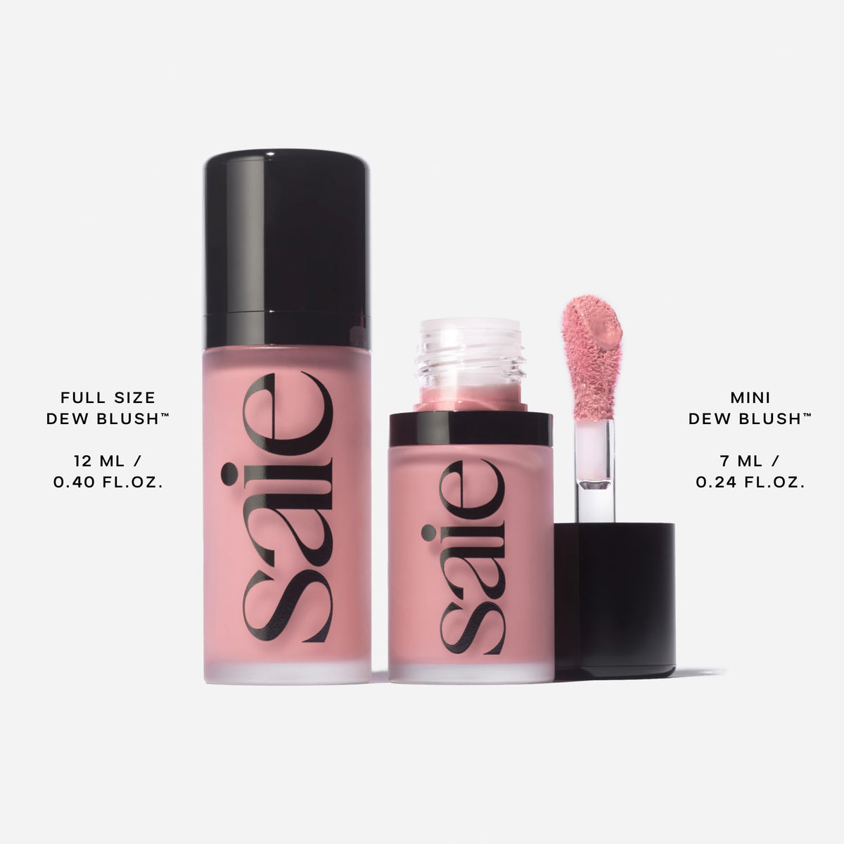 Saie mini dew blush lifestyle brunch bag showing convenient travel and quick touch-up benefit