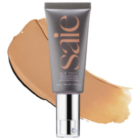 Saie front packaging showing shade and glow benefit