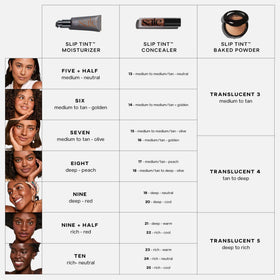 Saie Slip Tint packaging label revealing clean, cruelty‑free ingredient claims