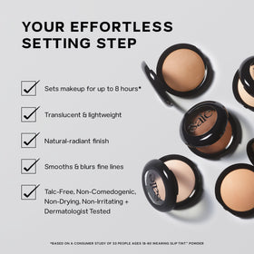 Saie Slip Tint texture swipe on skin, reveals blurring effect and natural finish
